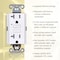 Faith Self-Test 20A TR GFCI Outlet Receptacle, White, PK 3 GLS-20ATR-WH-03 - alternate 4